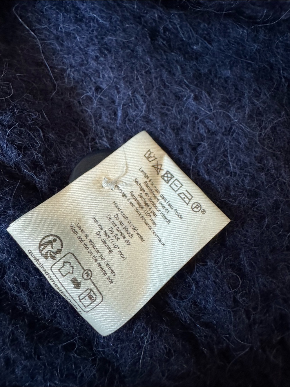 Sezane Emile Cardigan in Navy Size Medium - Picture 5 of 13